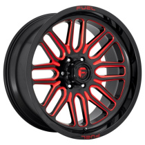Fuel 1PC Ignite 20X10 ET-18 8X170 125.10 Gloss Black Red Tinted Clear Fälg